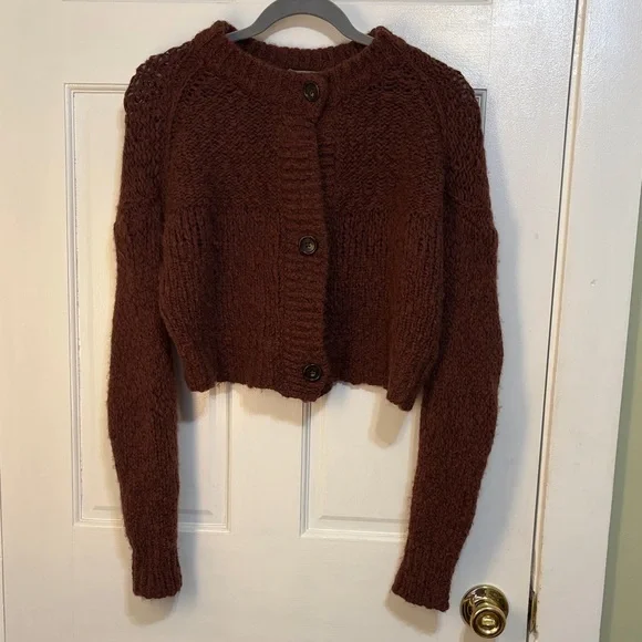 Everlane Mahogany Cardigan Sweater - Picture 1 of 4
